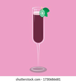 the vector illustration cocktail for bar