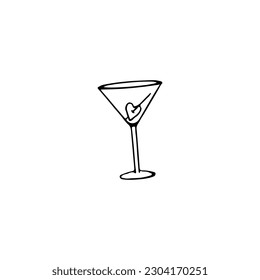 vector illustration of a cocktail drink