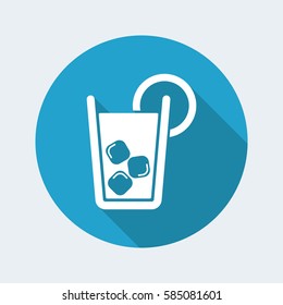 Vector illustration of cocktail icon