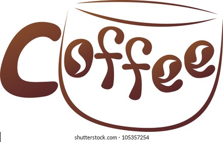 Vector illustration of coffee