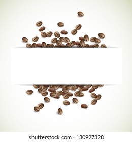 Vector Illustration of a Coffee Background