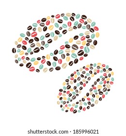 Vector Illustration of a Coffee Background