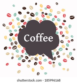 Vector Illustration of a Coffee Background