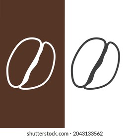 Icono vectorial de judías de café