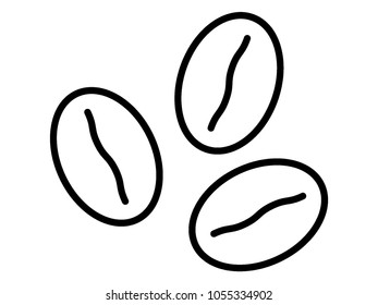 Vector illustration of Coffee Beans