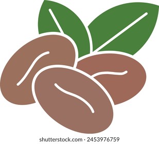 Vector illustration of coffee beans