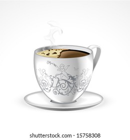 Vector illustration of coffee cup