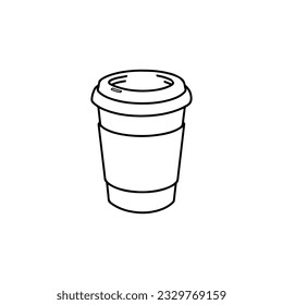 ilustración vectorial de taza de café