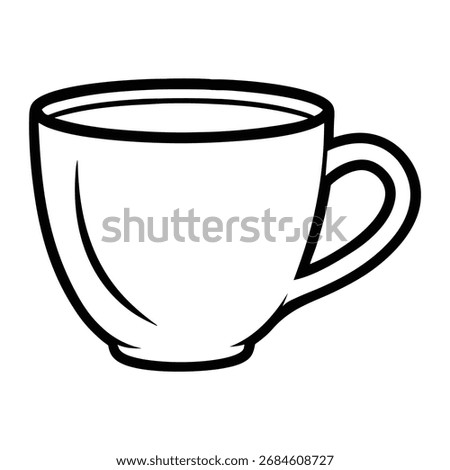 vector illustration of a coffee cup