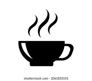 vector illustration of coffee cup icon isolate on white background