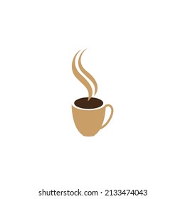 vector illustration of a coffee cup for an icon, symbol or logo. food and drink icon