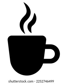 Vector illustration of coffee cup icon