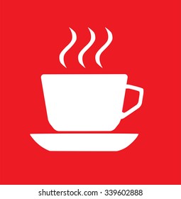 vector illustration of coffee cup icon
