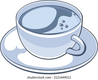 vector illustration of coffee cup tea