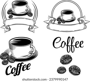 Vector illustration of coffee in EPS10 format