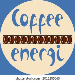Vector illustration, coffee logo. Design element