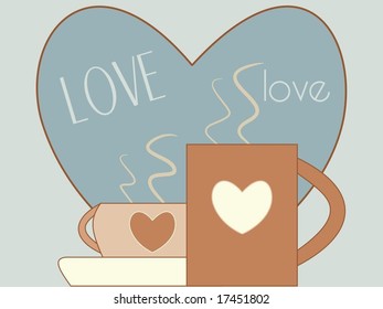 Vector Illustration - Coffee Love
