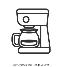 Vector illustration of a coffee machine