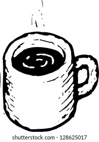 Vector illustration of coffee mug
