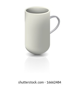 vector illustration of coffee mug