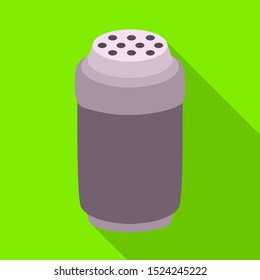 Vector illustration of coffee and plastic symbol. Graphic of coffee and cover vector icon for stock.