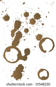 Vector illustration for coffee splash