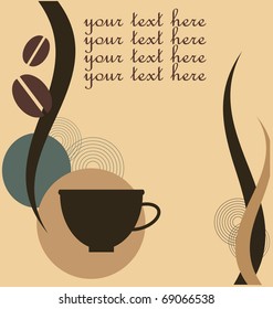 Vector illustration of coffee symbol in eps format