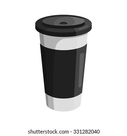 Vector Illustration of coffee take out