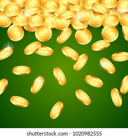 vector illustration of coin background