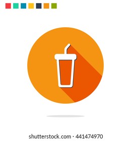 Vector illustration of cola icon