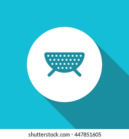 Vector illustration of colander icon