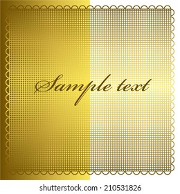 Vector illustration of Cold cloth 