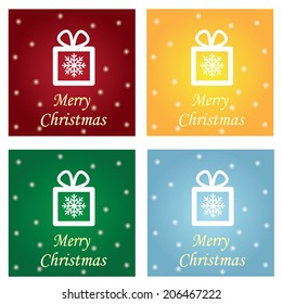 Vector illustration collection abstract Christmas Background - eps10