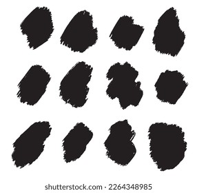 Vector illustration collection blob banner set design elements