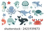 Vector illustration collection in children