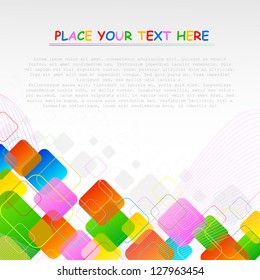 vector illustration of collection of colorful background