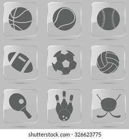 vector illustration of collection of different sport