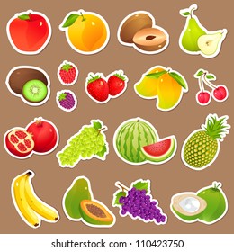 vector illustration of collection of various