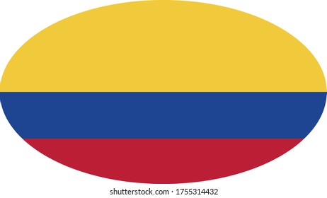 ilustración vectorial de la bandera de Colombia