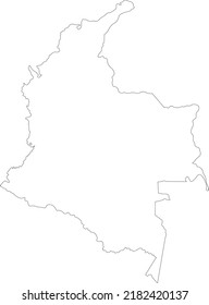 Vector Illustration of Colombia map