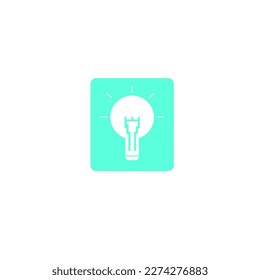 Vector illustration with color bulb on white background. Bright Colored Abstract Image. Late Updates Presented. Cartoon picture to cobmine objects.