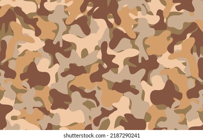 Vector Illustration of Color Desert Army Military Army Background