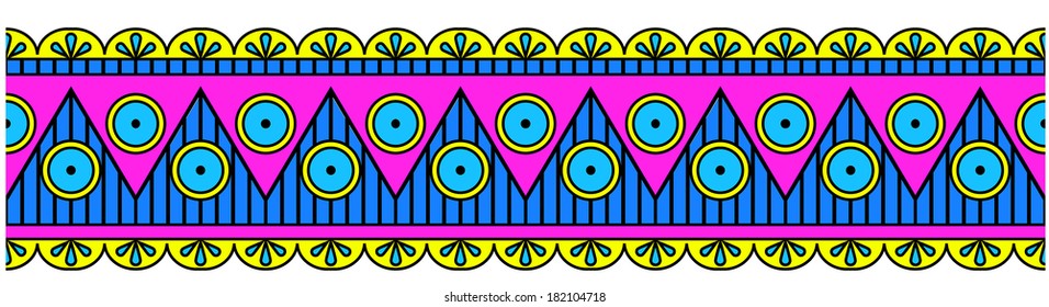Vector illustration of Color full Wallpaper Pattern