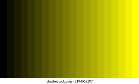 Vector Illustration of color gradient from black to yellow vector. Black to yellow color palette vector illustration. Vertical Stripes Background. 
