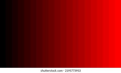 Vector Illustration of color gradient from Black to red vector. Black to red color palette background design. Black to red color palette vector illustration. Vertical Stripes Background.
