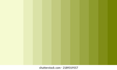 Vektorgrafik von Farbverlauf-Farbverlauf von hellgelber bis dunkelgelber Vektorgrafik. Gelbe Farbpalette Hintergrund Design. Gelbe Farbpalette, Vektorgrafik. Hintergrund vertikaler Streifen.
