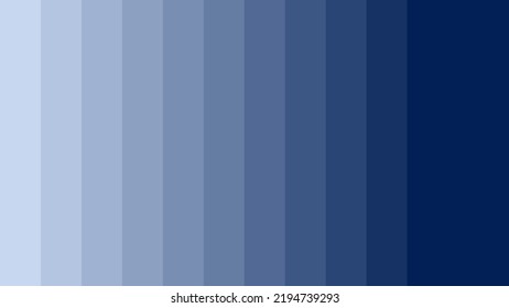 Vector Illustration of color gradient from light blue to dark blue vector. light blue to dark blue color palette vector illustration. Vertical Stripes Background.
