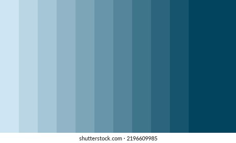 Vector Illustration of color gradient from light blue to blue vector. light blue to blue color palette background design. Vertical Stripes Background.
