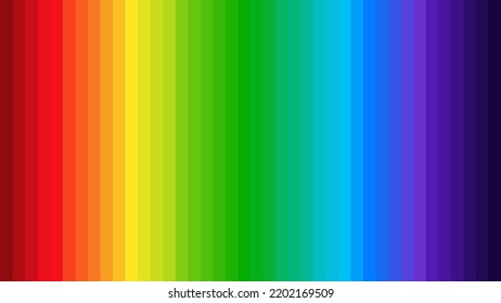 Vector Illustration of color gradient from spectrum colors. spectrum colors palette vector illustration. Vertical Stripes Background.
