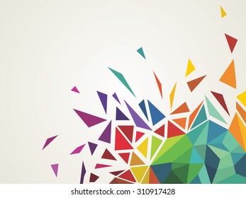 vector illustration of a color on white background